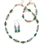 Green Gemstone Necklace - 25103N