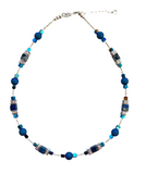 Dark Blue Gemstone Necklace - 24104N